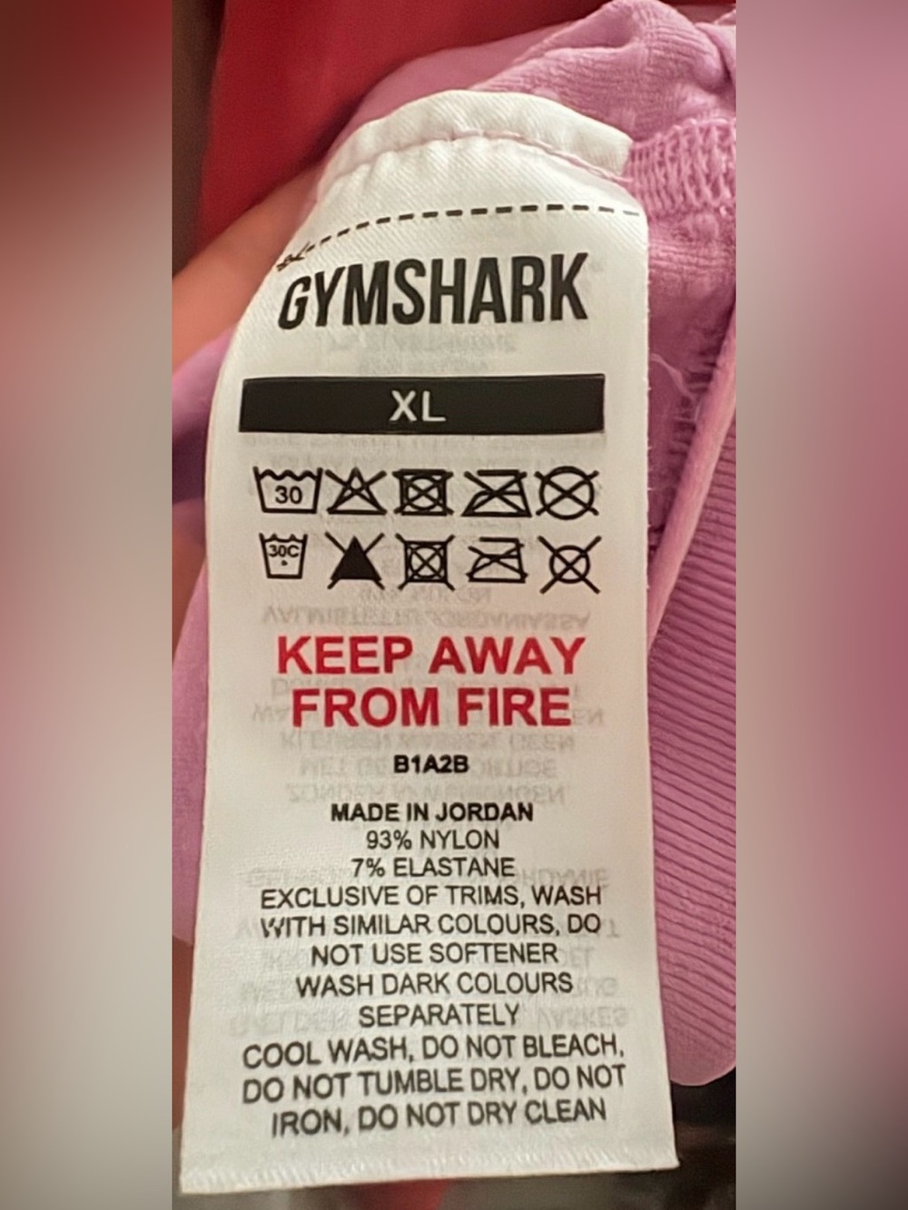 Gymshark Vital 2.0 Seamless Leggings in Soft Pink - Like New - Picture 9 of 9